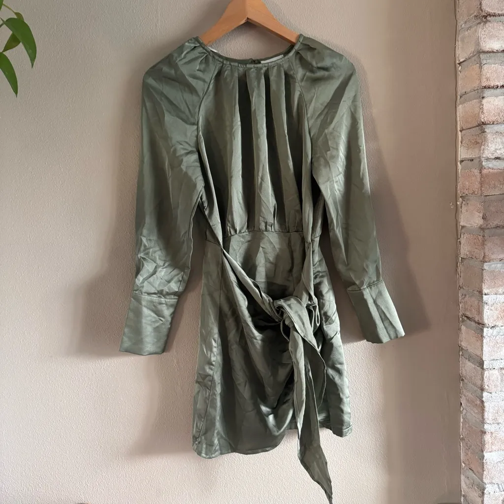 HELLO MOLLY Softest Words Satin Dress‎ - Image 2