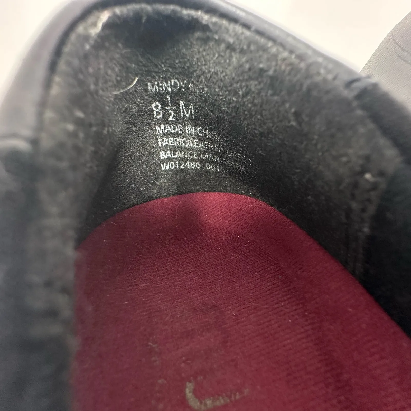 Munro Size 8.5 Shoes‎ Black 2" Wedge Heel Leather Buckle Formal Business Work - Image 7