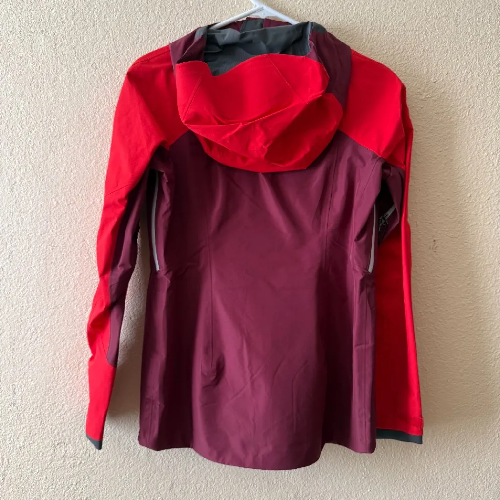 NWT Patagonia French Red Super Alpine Rain Shell Jacket XS Gorertex Pro Womens - Image 4