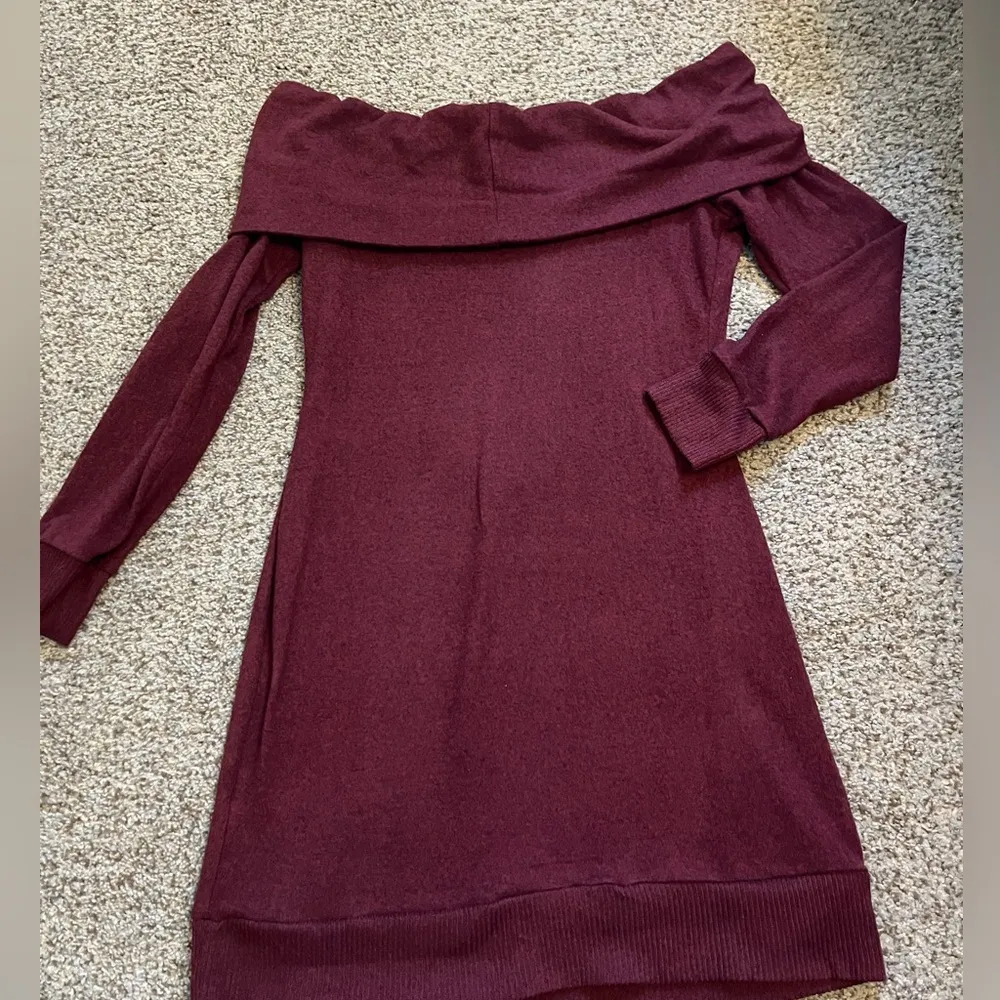 Derek hear off the shoulder sweater/mini dress - Image 3