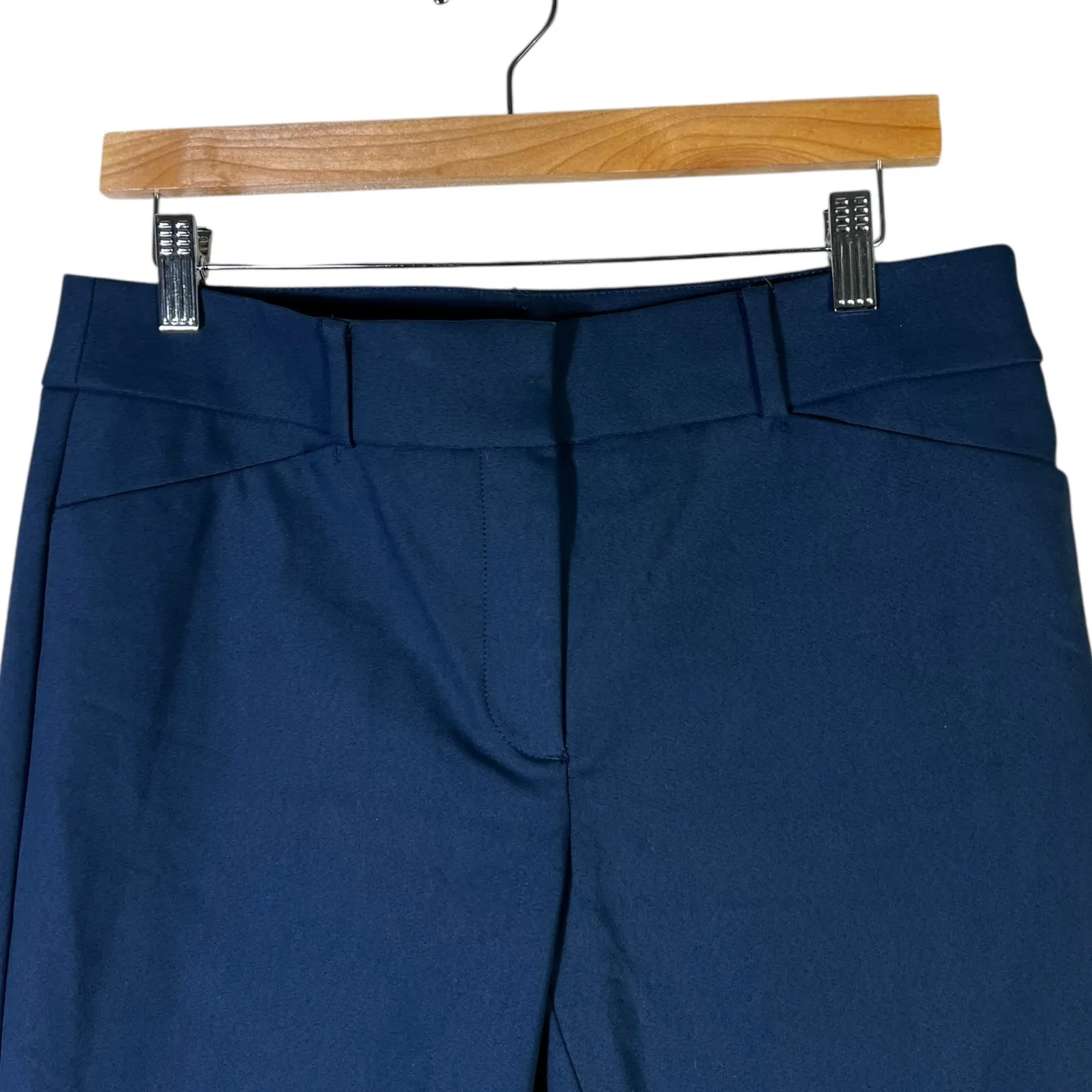 LOFT Marisa Skinny Ankle Pants Womens 6 Navy Work Career Classic Professional - Image 2