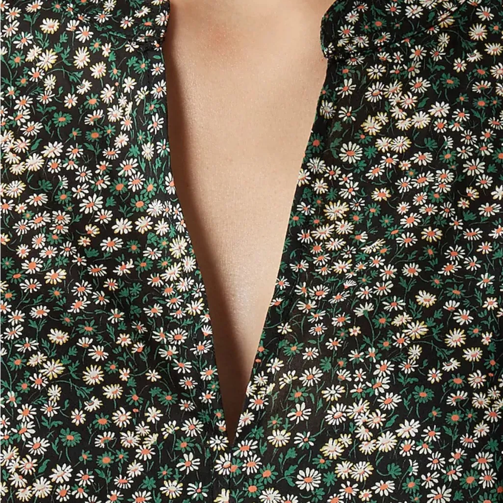 J. CREW Delilah Dress‎ in Liberty Marguerite Fabric NWT Small Tall - Image 10