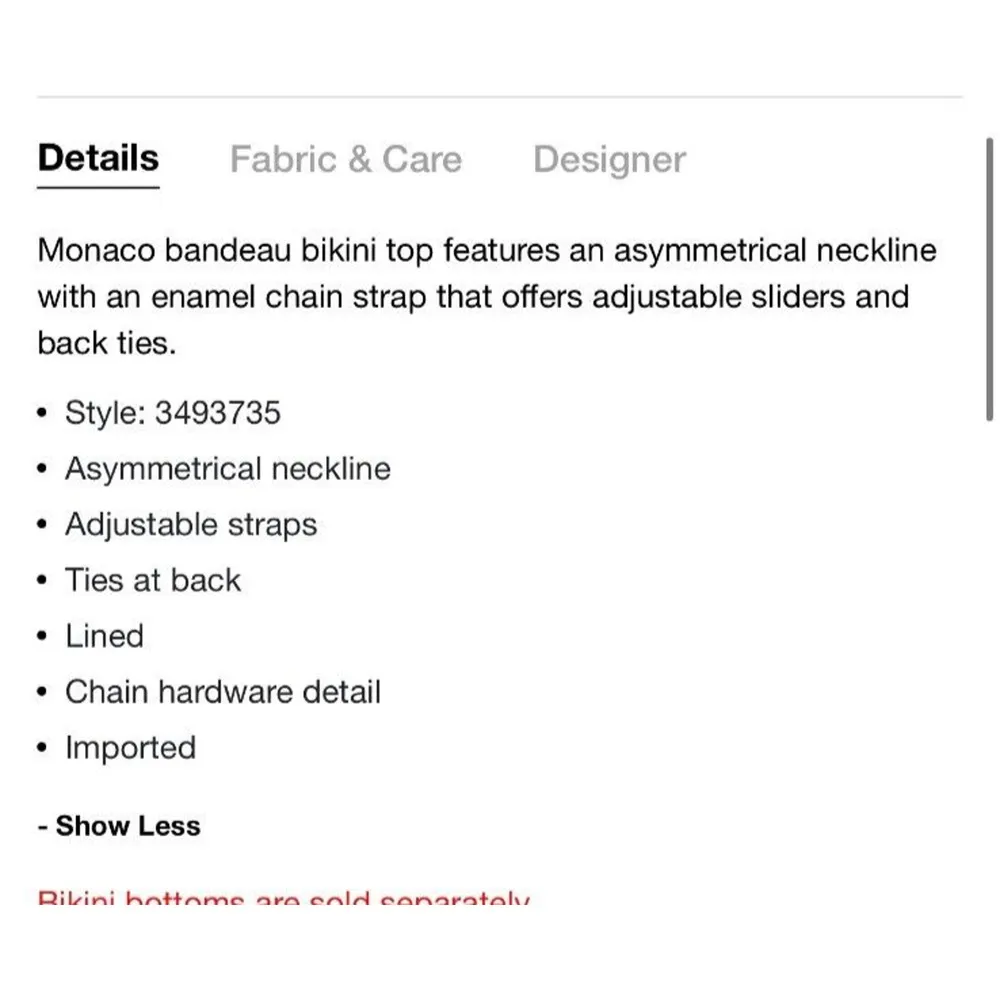 New Trina Turk Womens Monaco Chain Bikini Two Piece Swimsuit Green Size 8- $186 - Image 9