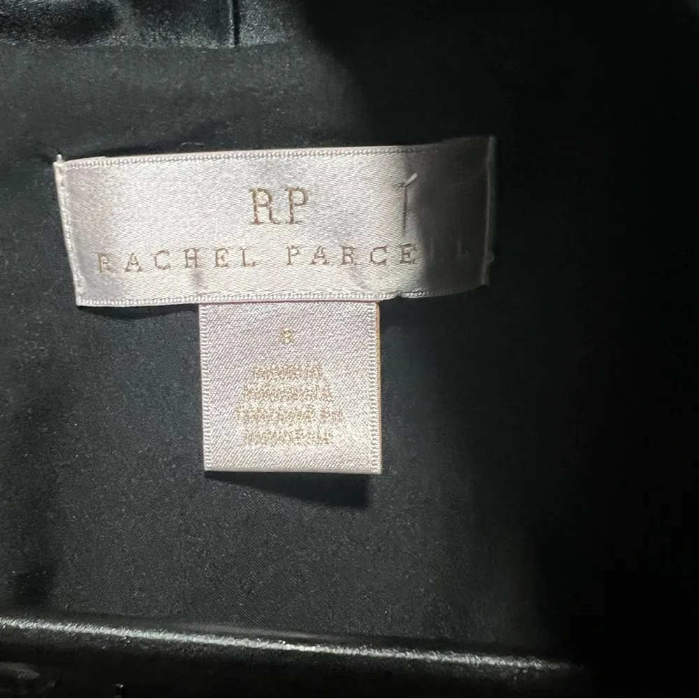 Racel Parcell Black Satin Wrap Dress, Best Selling, New with Tags - Image 6