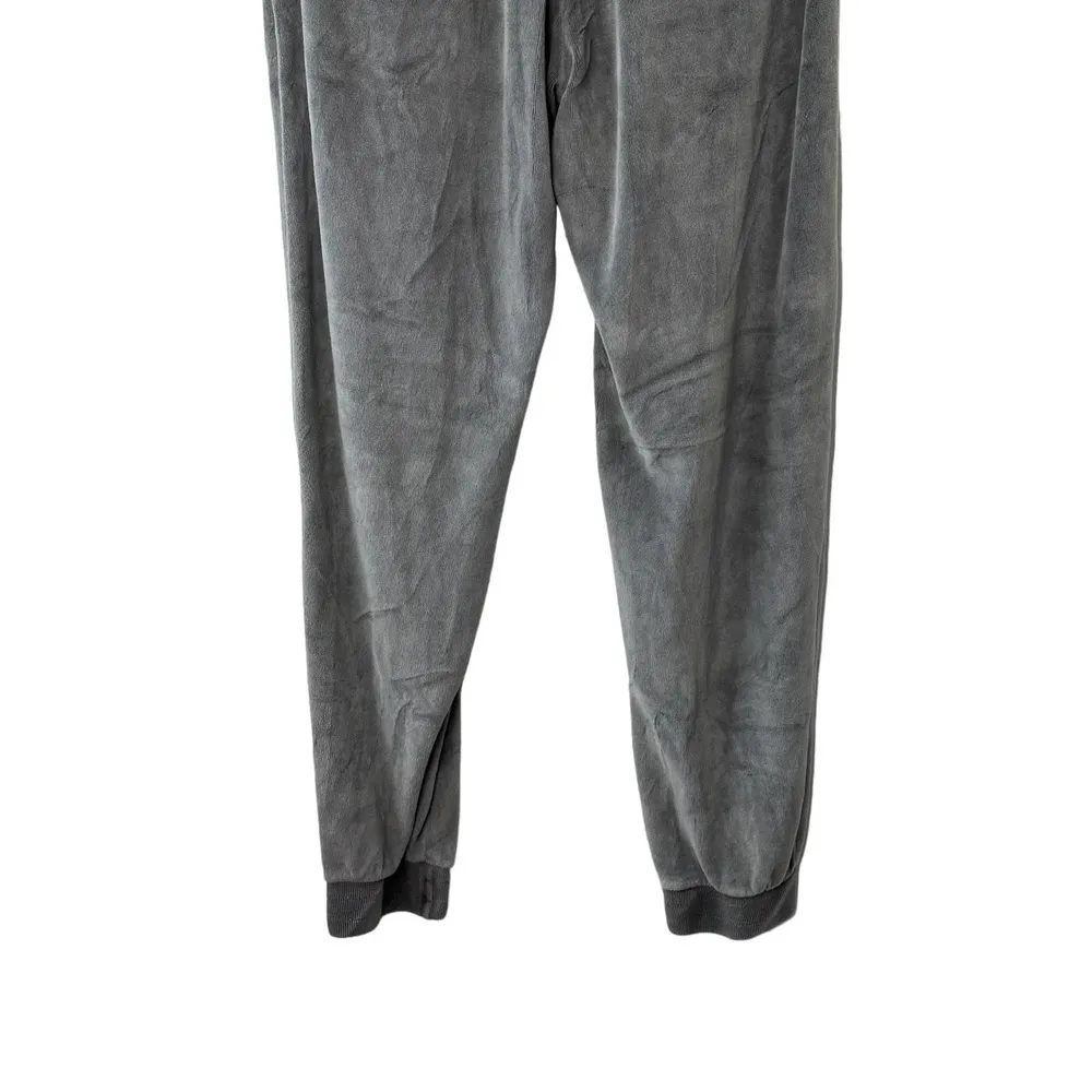 Young Fabulous & Broke Gray Velour Joggers Women's Size Medium - Image 2