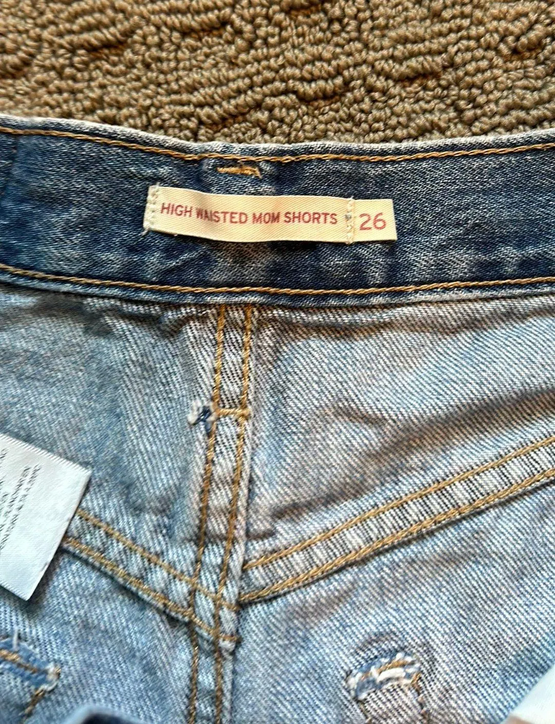 Levi’s High-Waisted Denim Shorts - Image 2