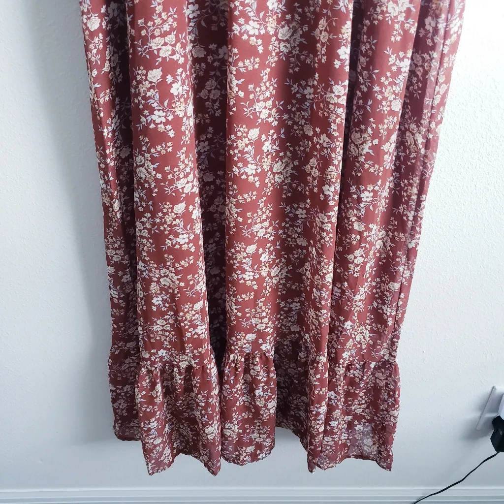 Baltic Born Kearny Ruffle Maxi Dress Cap Sleeve New Without Tags - Image 7