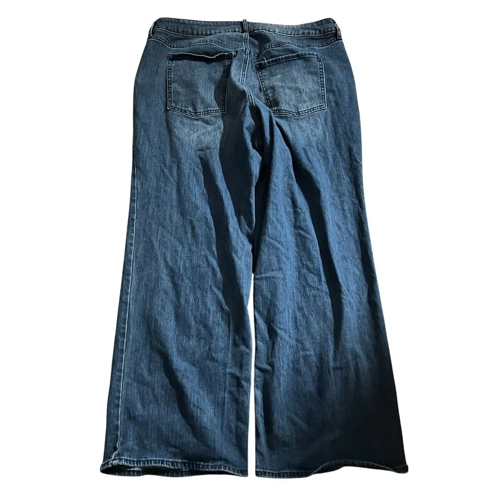 Old Navy High Rise Wow Wide Leg Jean 20 Women’s Campeche Blue - Image 3