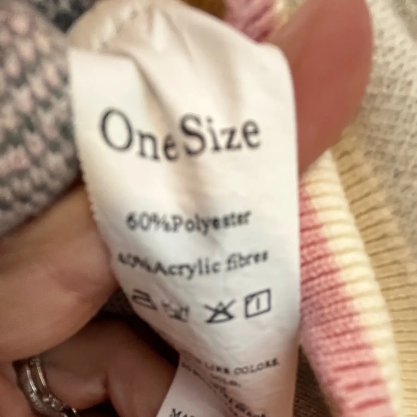 Peach Print Cardigan Sweater Button Down Knitwear Aesthetic Cute Outfit‎ Pink Size M - Image 10