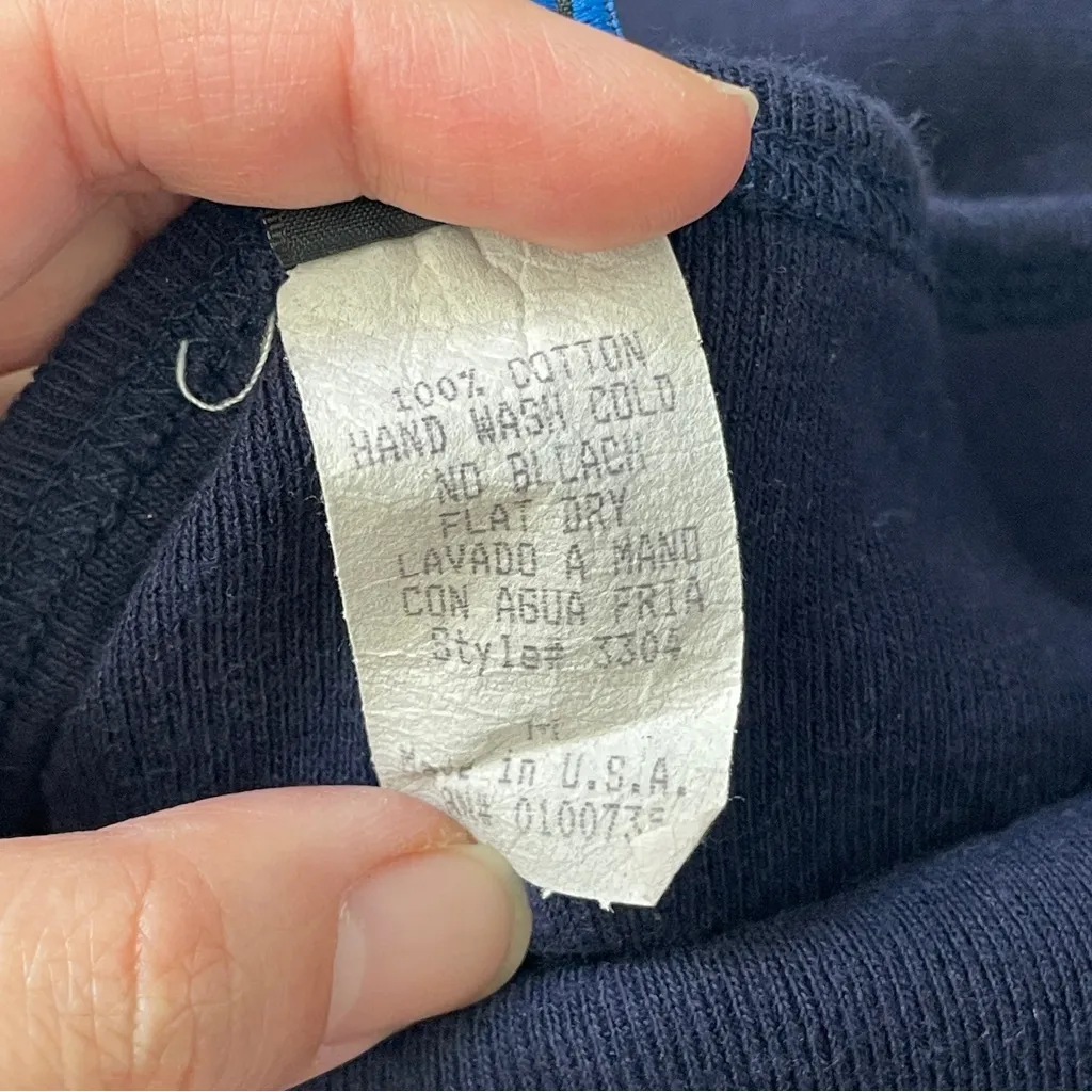 Y2K Halter Tank Top studded rose handkerchief womens Navy Blue (medium) dark vtg - Image 5