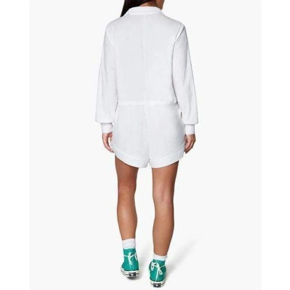 New. Danielle Bernstein terry knit romper. Runs big. XS. - Image 4