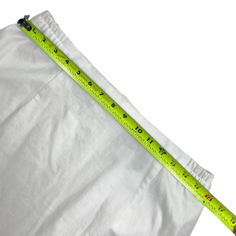 Ashro White Studded Fit and Flare Fishtail Skirt Size 12 - Image 9