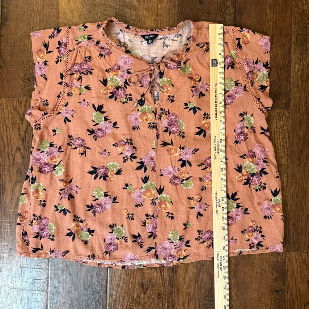 BUFFALO by DAVID BITTON short sleeve top, plus size XXL - Image 6