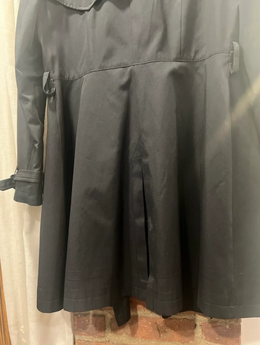 Lauren  Medium Petite Trench Coat Collared Double Breasted - Image 6
