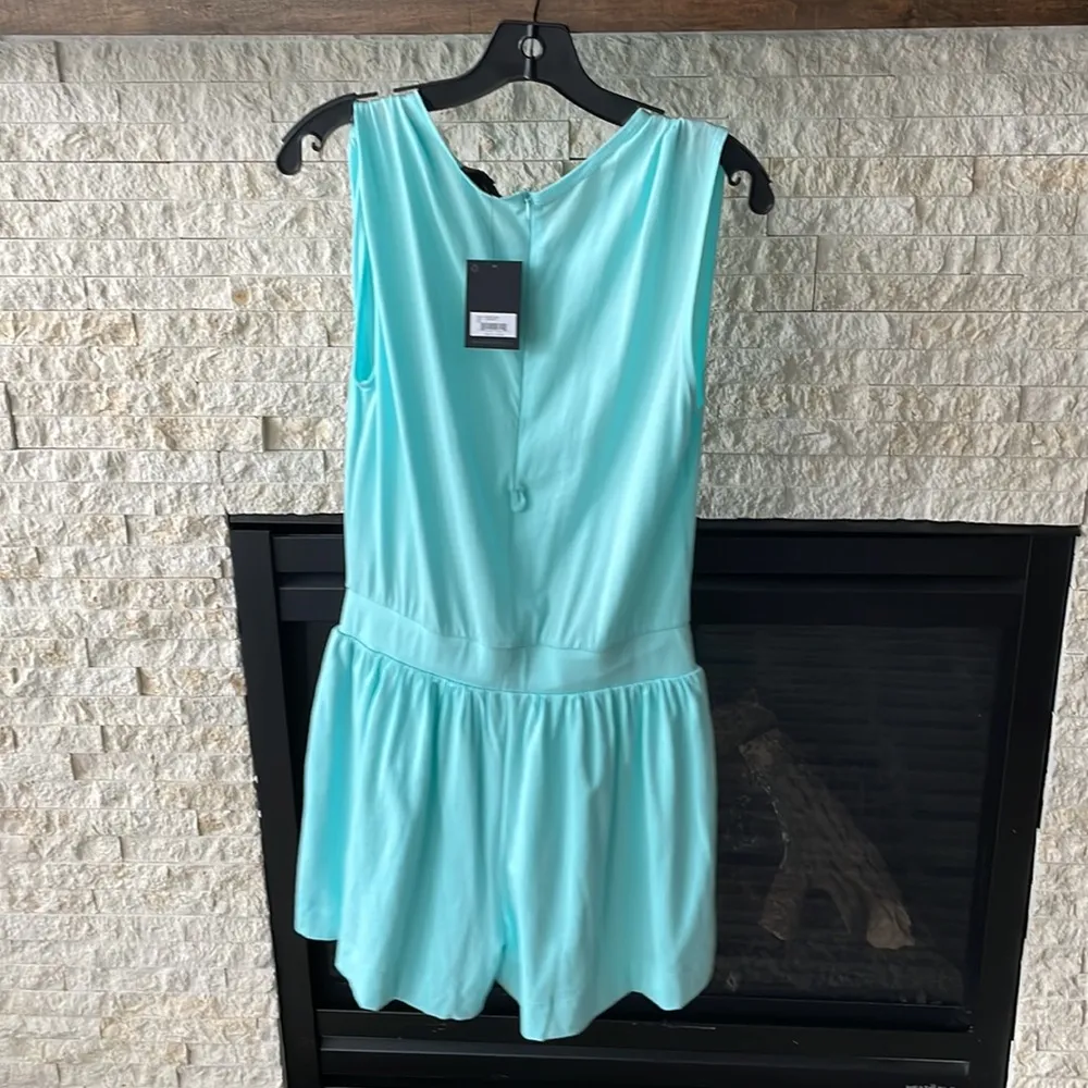 New!, ATM, size‎ small, aqua romper - Image 4