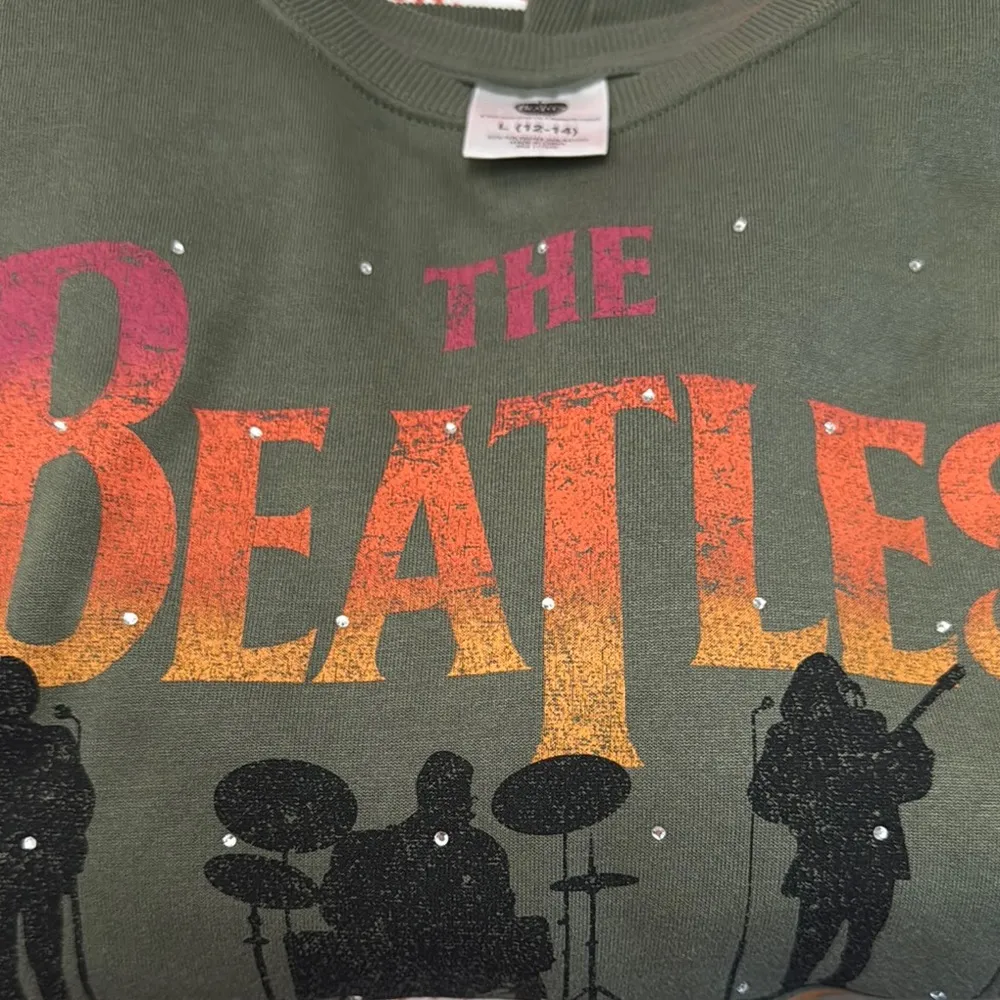 The Beatles Green Sweater Size XL - Image 7