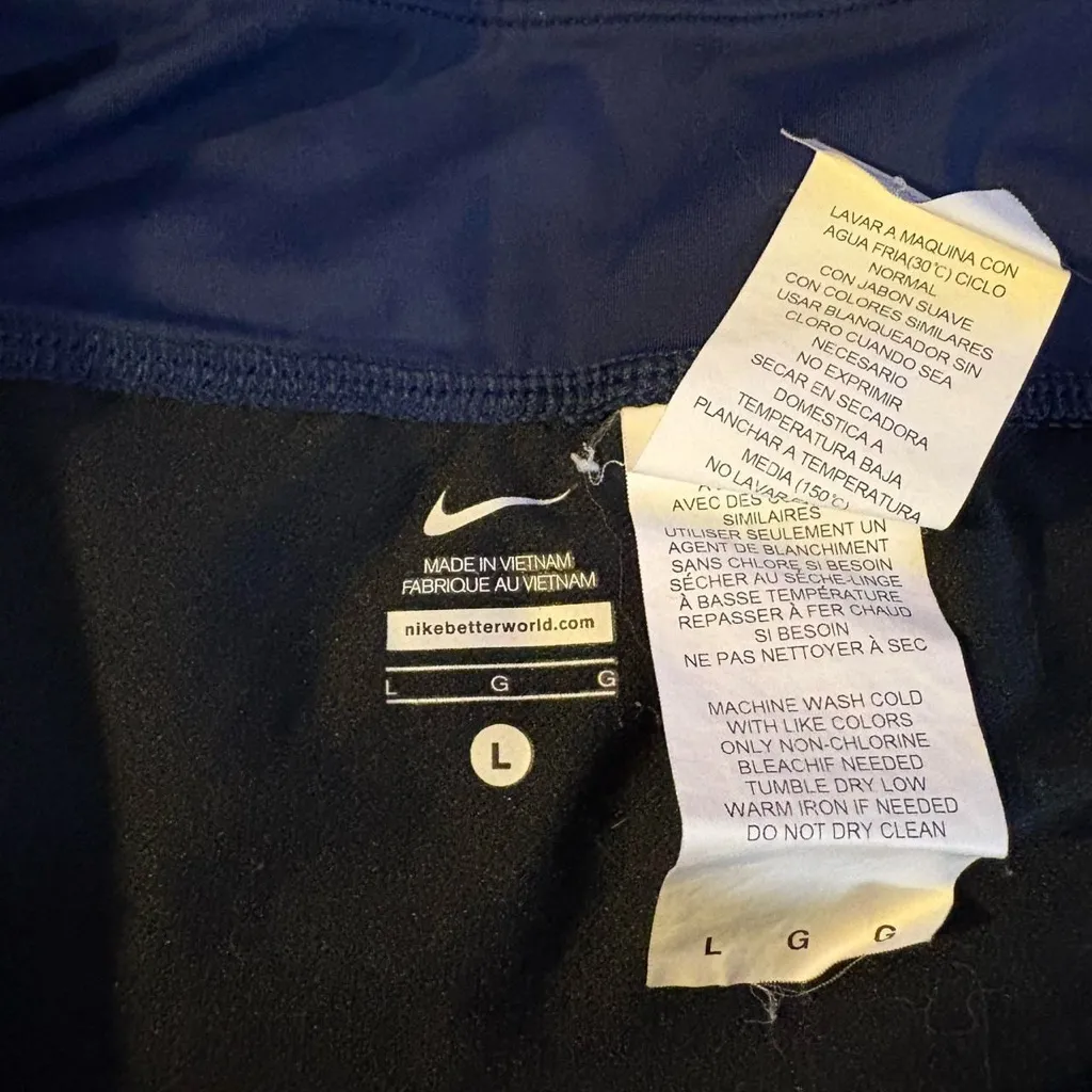 Nike Women's Athletic Shorts - Dark Blue - Image 2