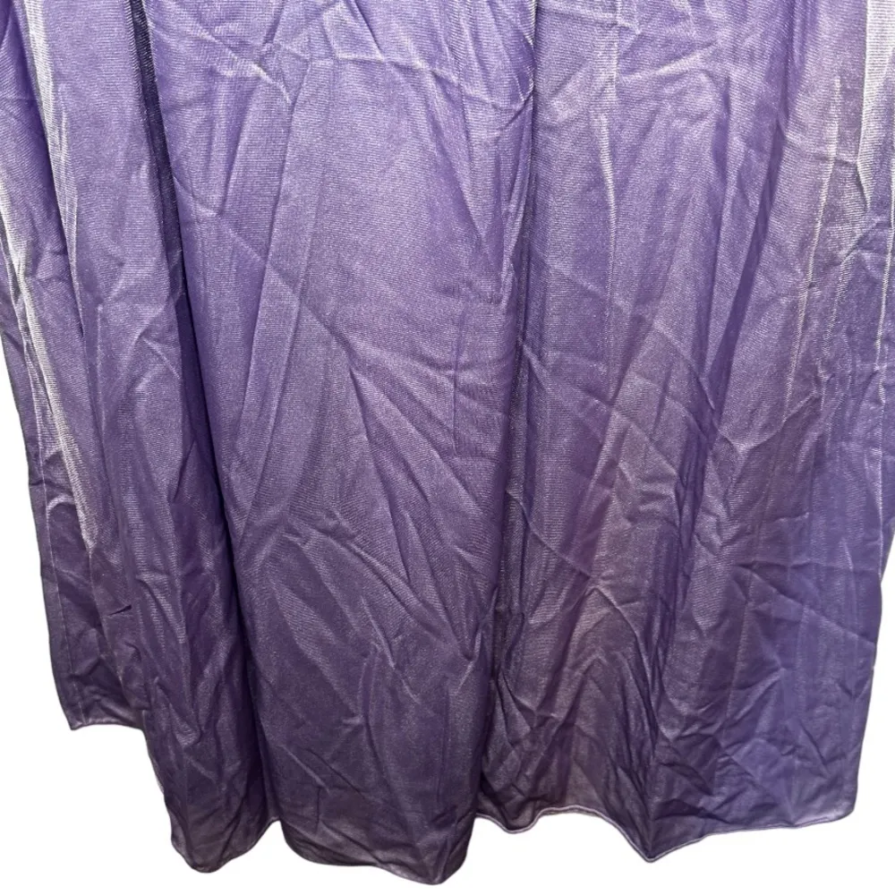 Vintage‎ JC Penny Nylon Pullover Robe Purple Size undefined - Image 3