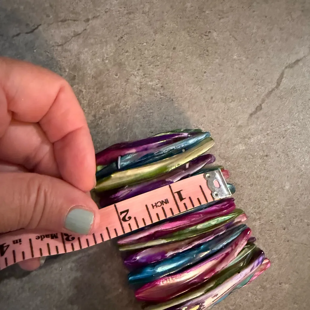 Source Unknown Multicolor Bracelet Purple - Image 6