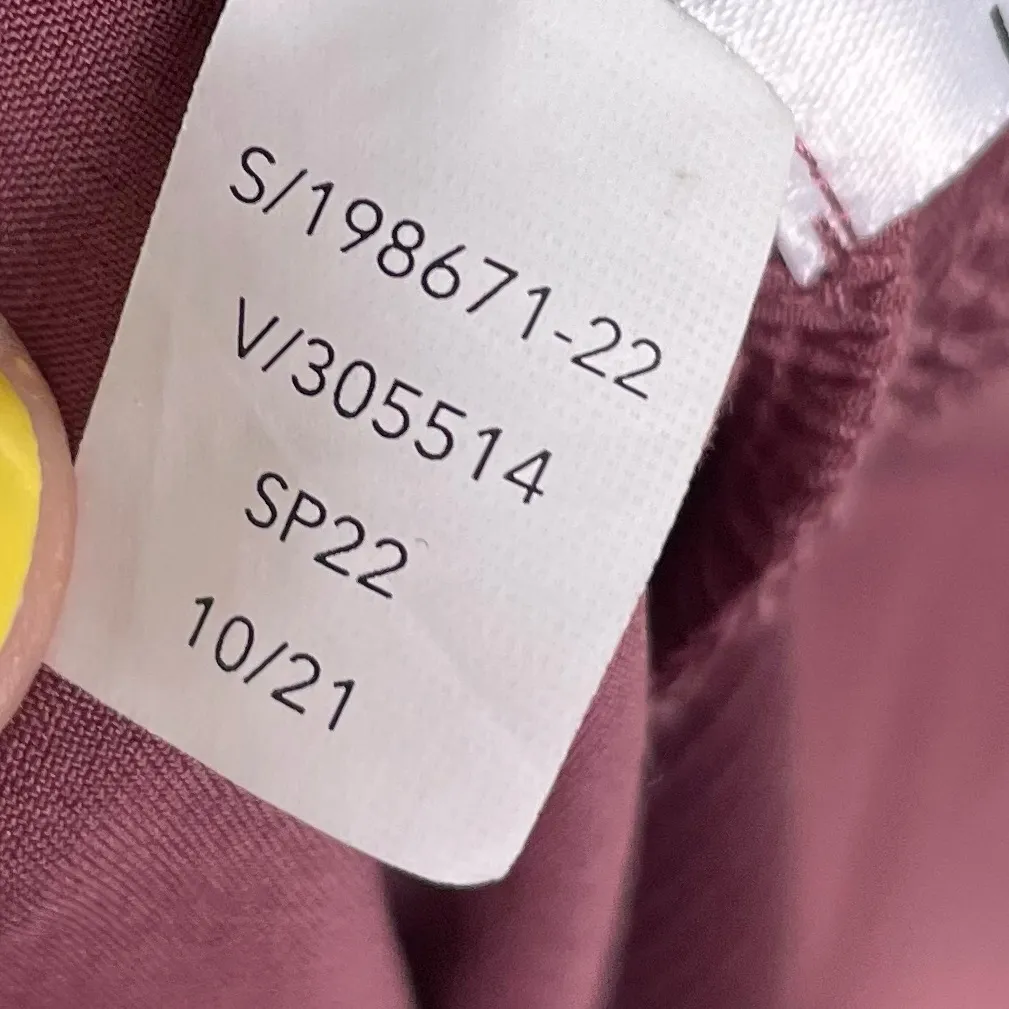 Athleta Brooklyn Ankle Pant Berry Rose Pink Size 6 Knit Panels Slim Leg Joggers - Image 8