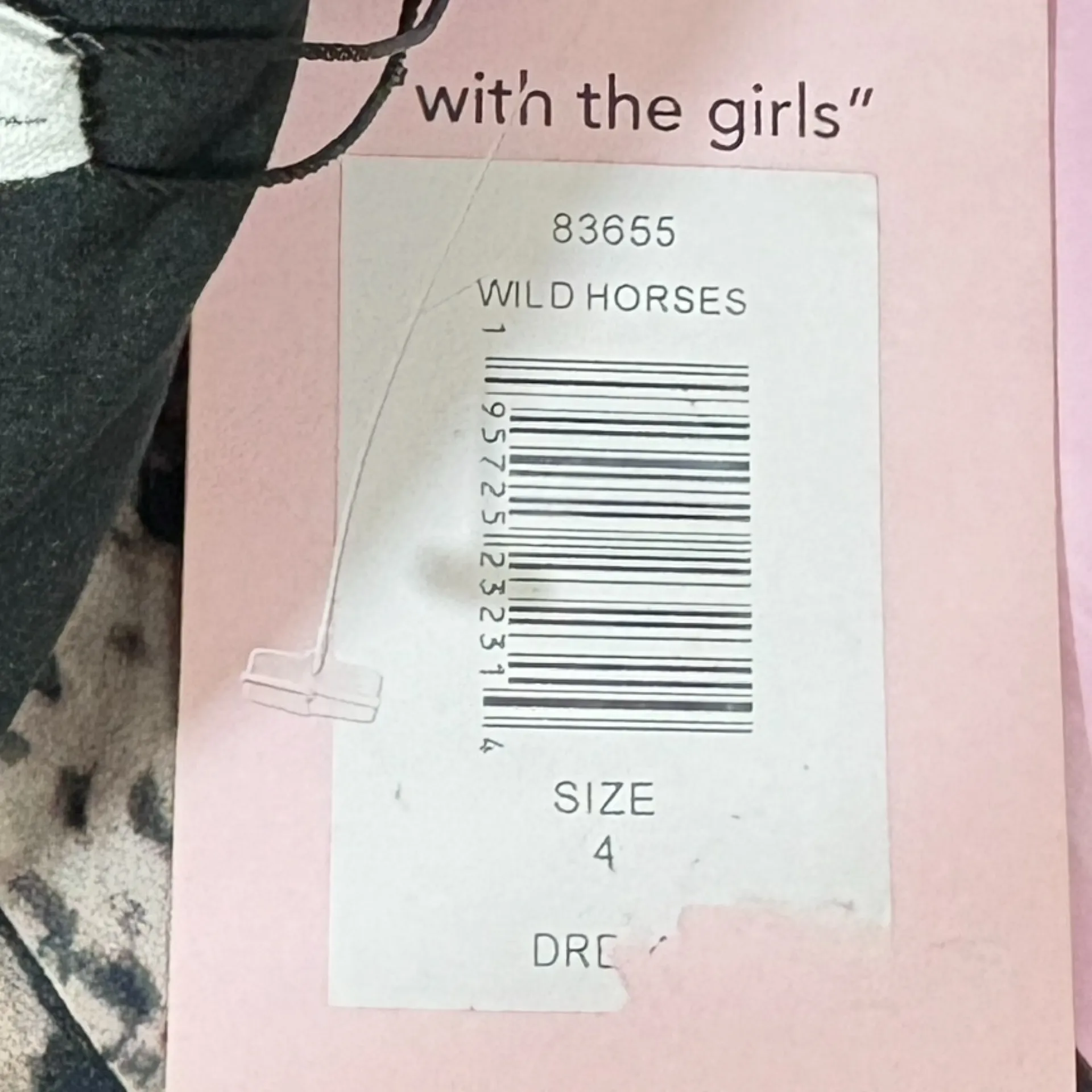 Alec les filles NWT printed wild horses maxi dress 4 S - Image 6