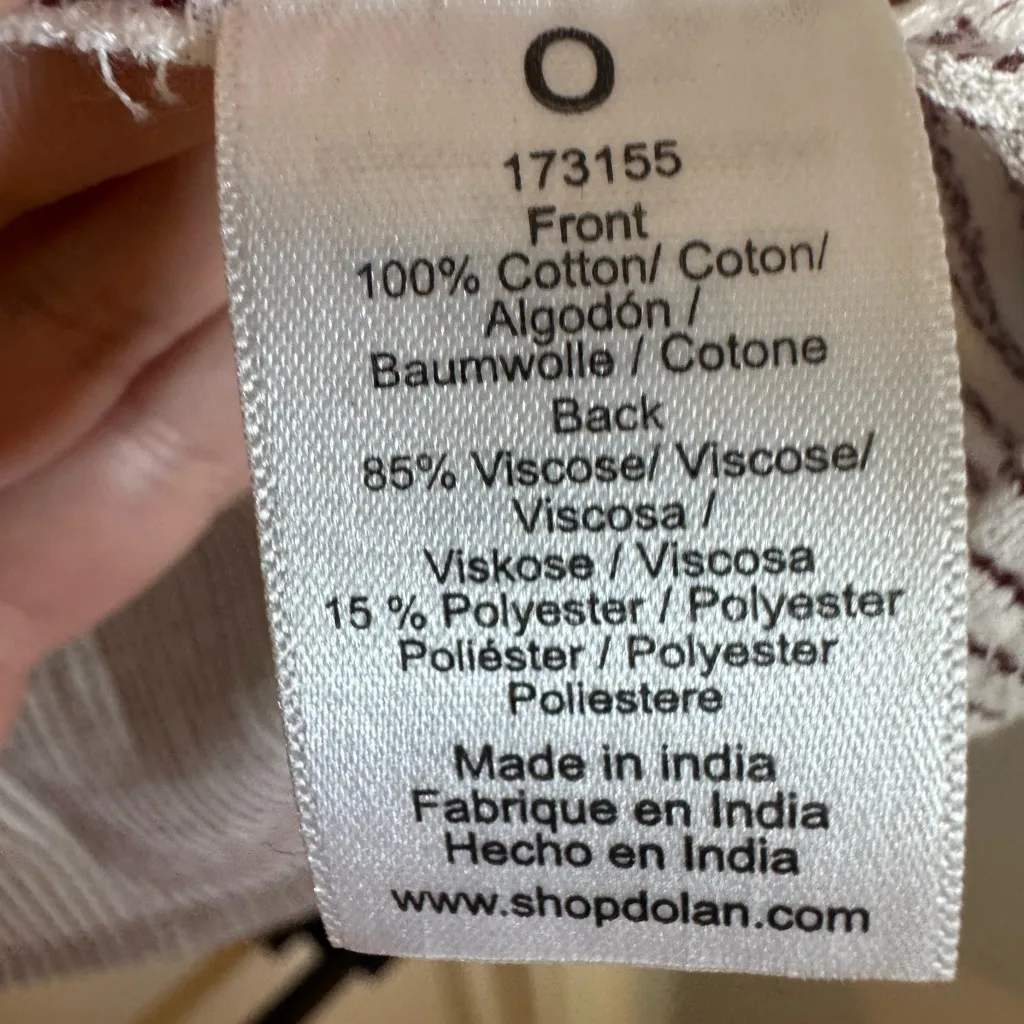 Anthropology‎ Dolan Multi Colored Embroidered Blouse, Large - Image 7