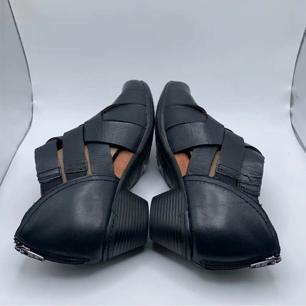 NWB Women's Cobb Hill Laurel Woven black leather size 6.5M heels 1816 - Image 9