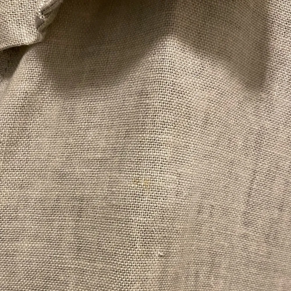 Poetry Viscose Linen Blend Utility Beige Jacket Size 8/10 - Image 13