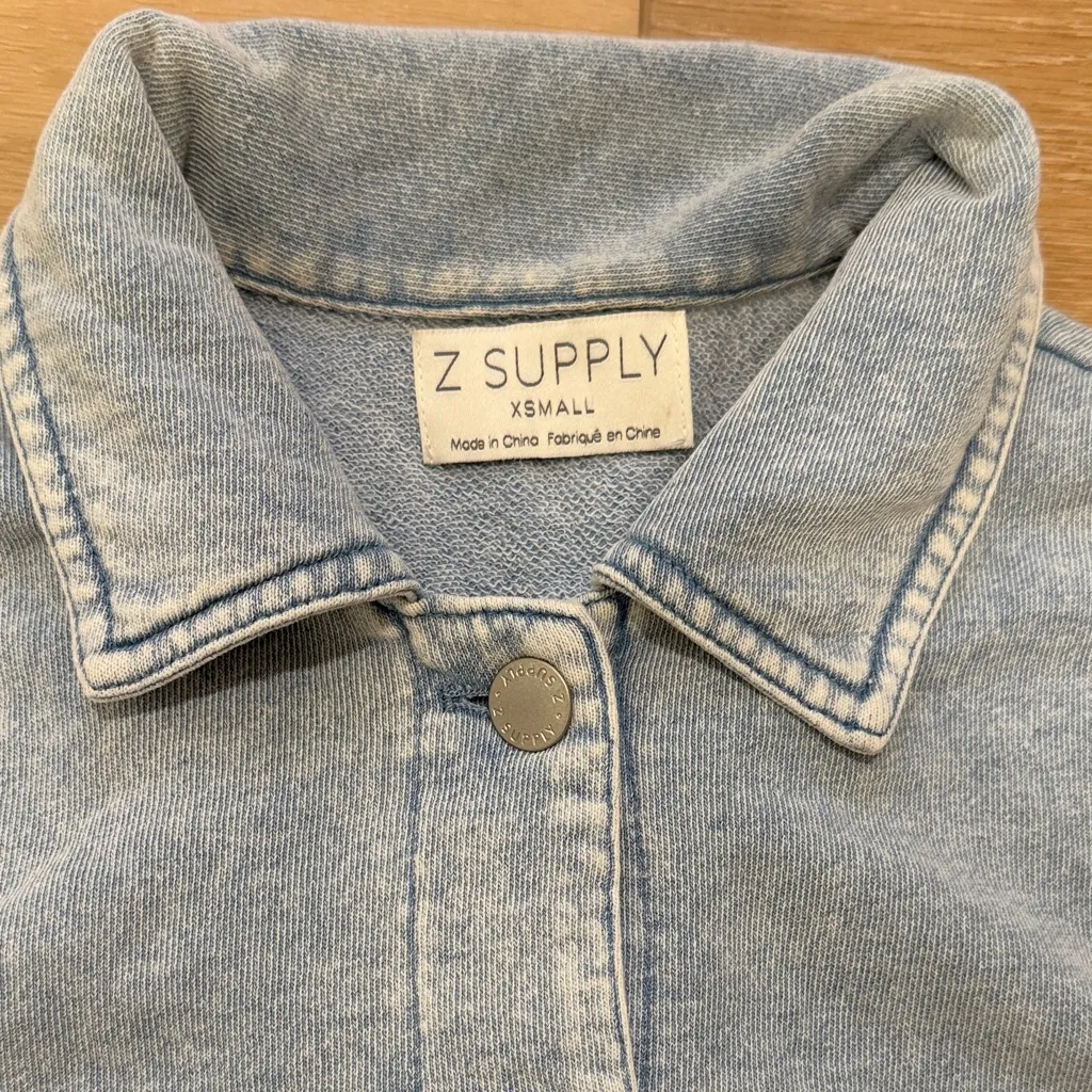 Z Supply  Knit Denim Jacket - Image 2