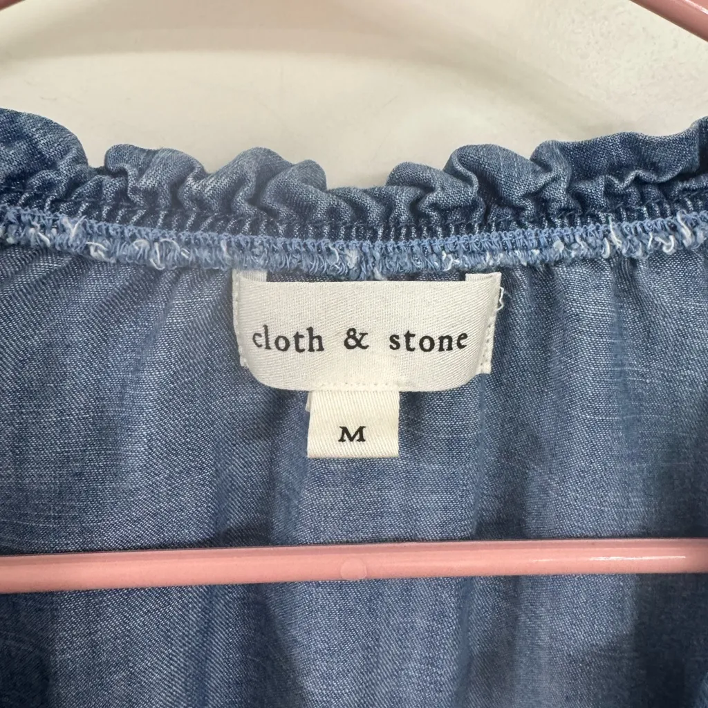 Cloth & Stone Long Sleeve Denim Dress - Image 4