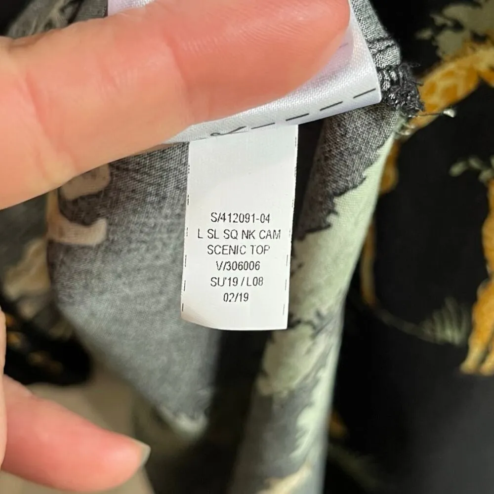 OLD NAVY Black Safari Animal Print Scenic Cami Tunic Tank Size XXL - Image 5