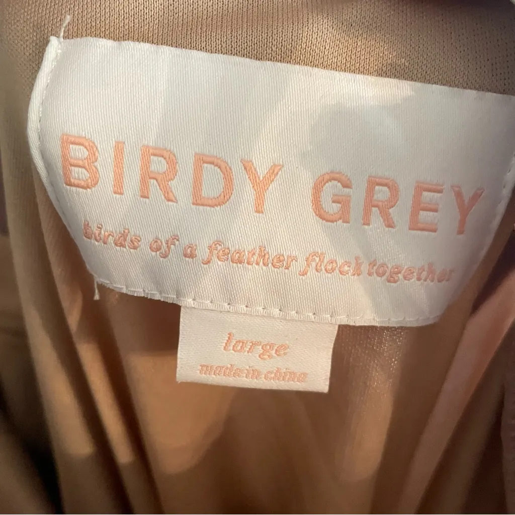 Birdy Grey Dusty Rose Maxi Dress With Pockets Size Large NEW flawed bridesmaid - Image 2