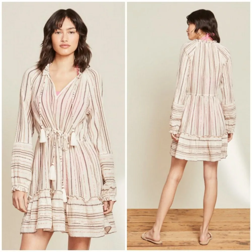 đź’•VERONICA BEARDđź’• Danica Metallic Dress ~ Natural Multi-Color XS NWT - Image 5