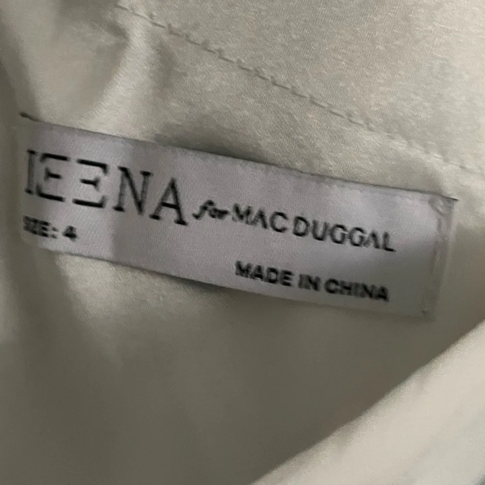 Mac Duggal White One Shoulder Ruffle Cut-Out Chiffon - Image 8