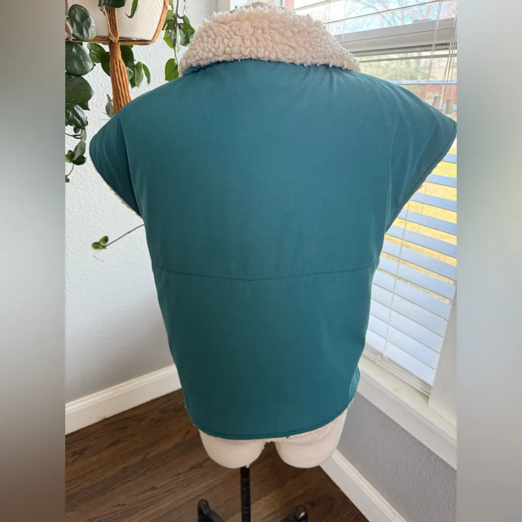 Vintage 80's Howard Wolf Dallas Lined Teal Button - Image 4