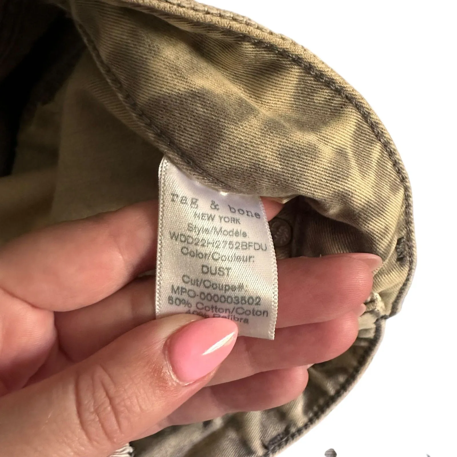 RAG & BONE Maya‎ High Rise Wide Leg Denim Dust Wash Sz 28 - Image 6