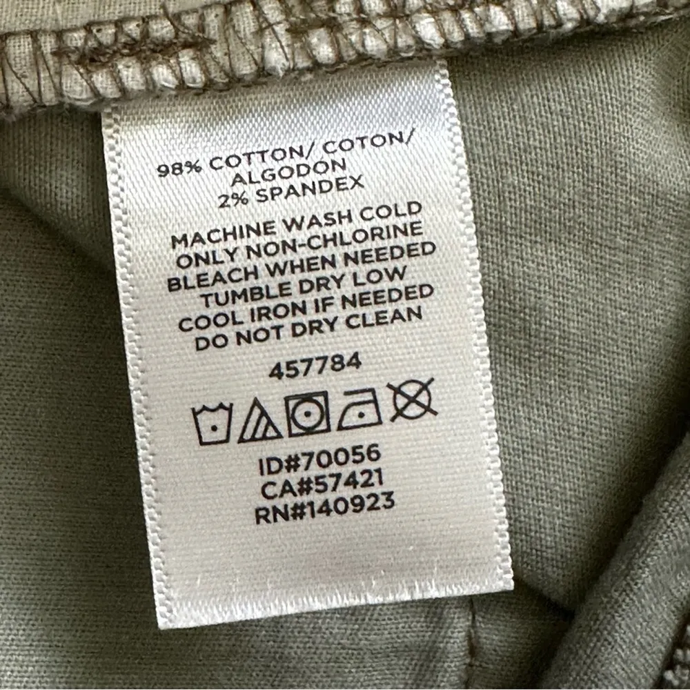 Loft Marisa Pants Camo Camouflage Mid Rise Skinny Ankle Pants Size 4 Petite - Image 11