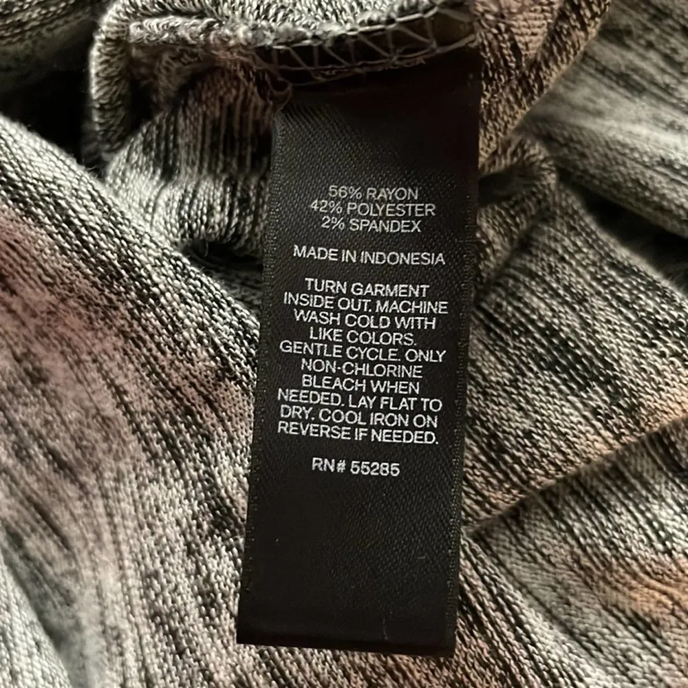 Express Heather Gray mock turtle neck long sleeve mini dress - Image 4