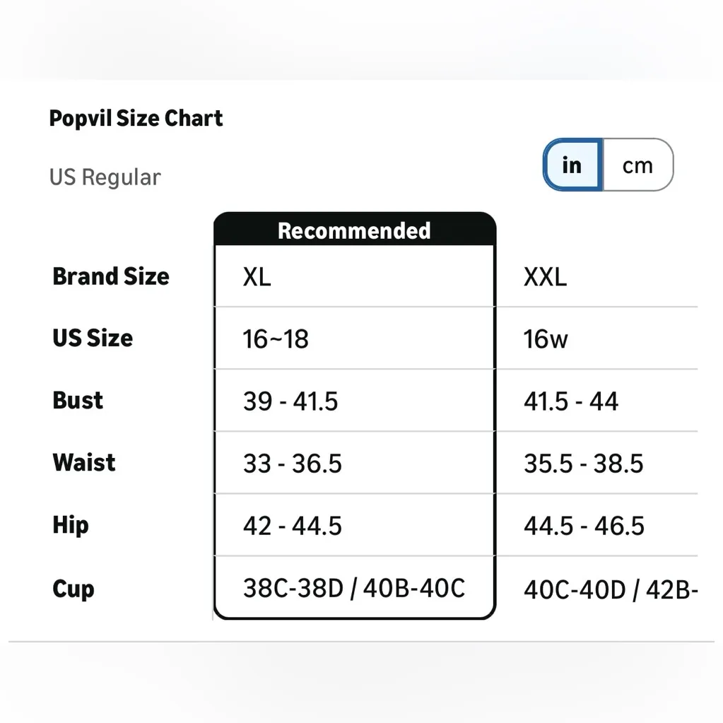 Popvil One Piece Swimsuit Tummy Control Adj Strap Black Neon Color Block XL - Image 6