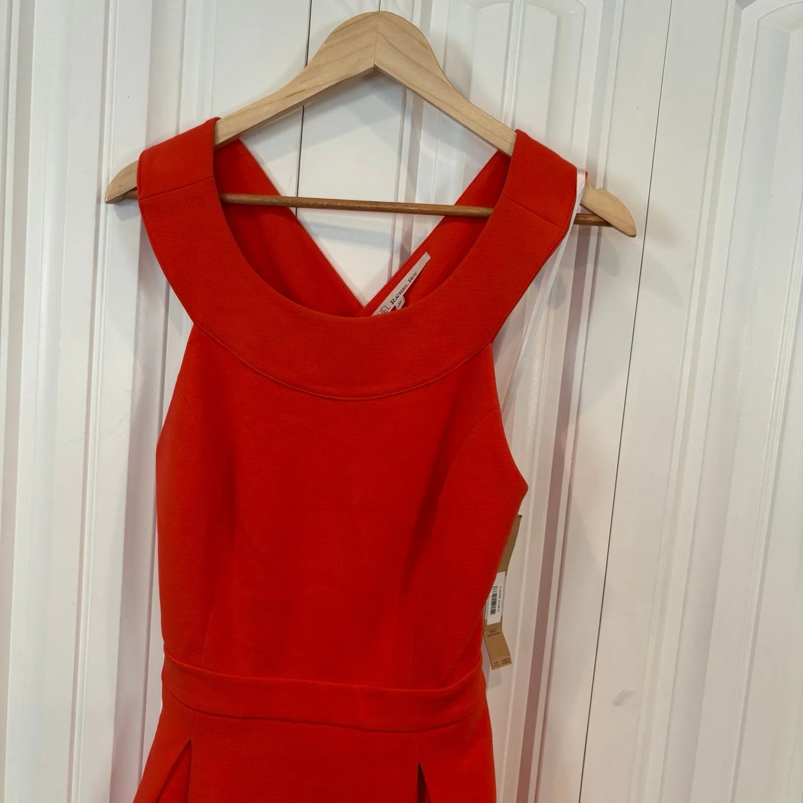 Rachel Roy Orange Dress‎ Size 12 - Image 3