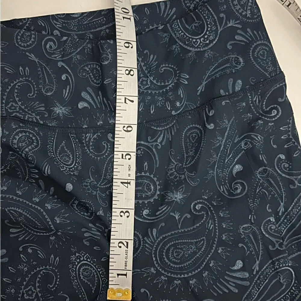 Sweaty Betty Zero Gravity Blue Leggings Paisley Compression High Rise Size XS - Image 7
