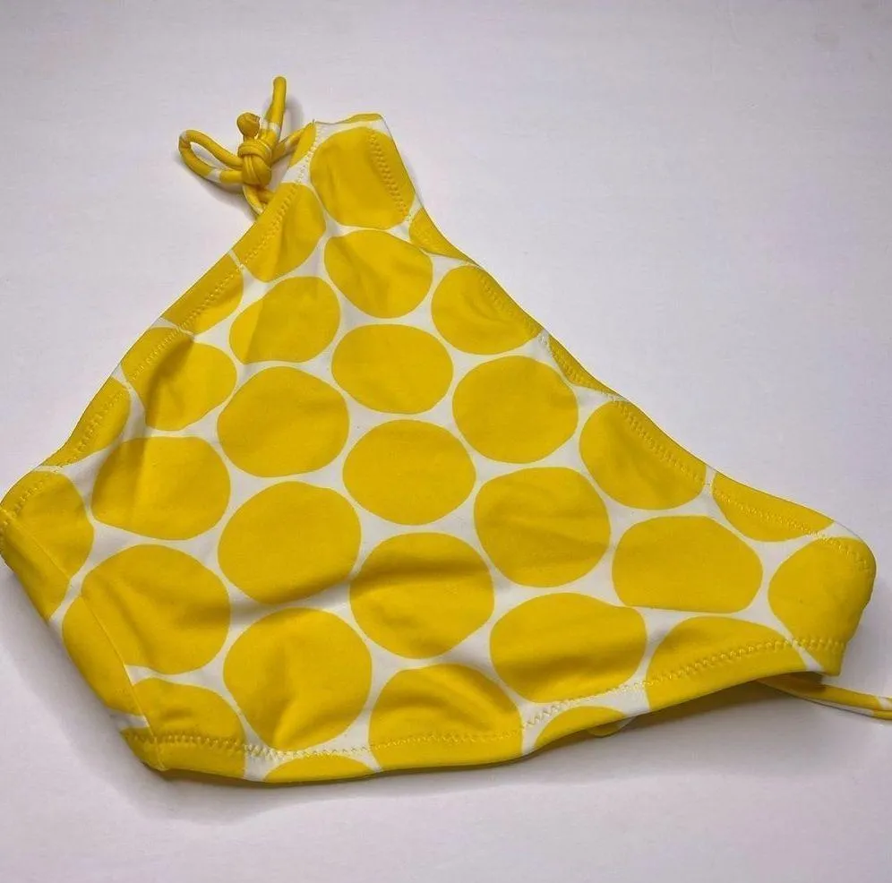 Victoria's Secret Yellow Polka Dot Bikini Bottom - Image 5