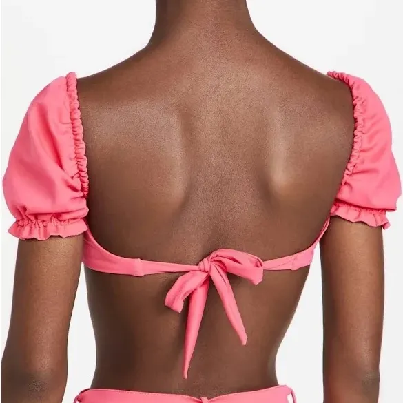 AGUA BENDITA Romina Luau Bikini Top in Fuchsia - Image 9