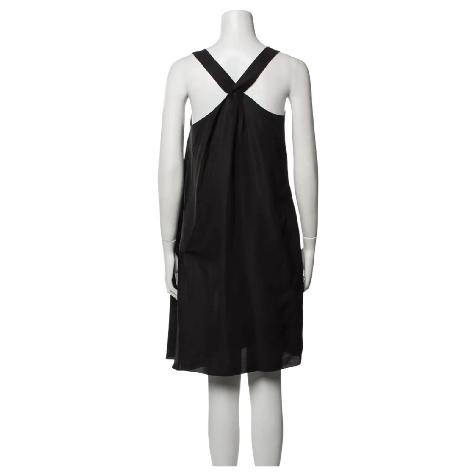 Chloe Silk Sleeveless Shift Mini Dress Size T 38 US Medium 6 - Image 5