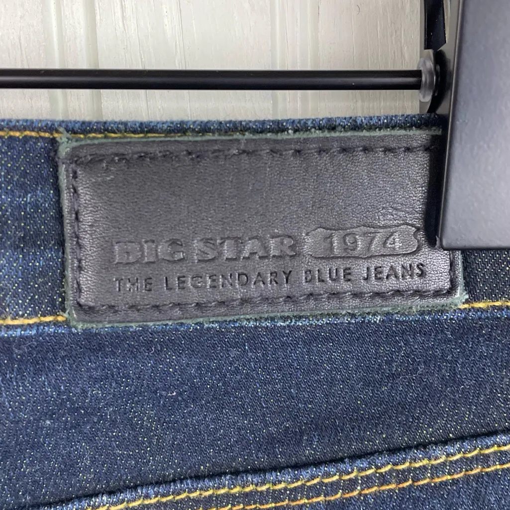 Big Star 1974 Andrea Mid-Rise Skinny Jeans Women's Size 26 Dark Wash Denim - Image 8
