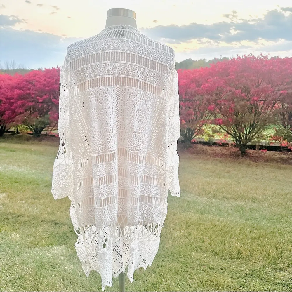 Rafaella Crochet Plus Size Coverup - Image 7