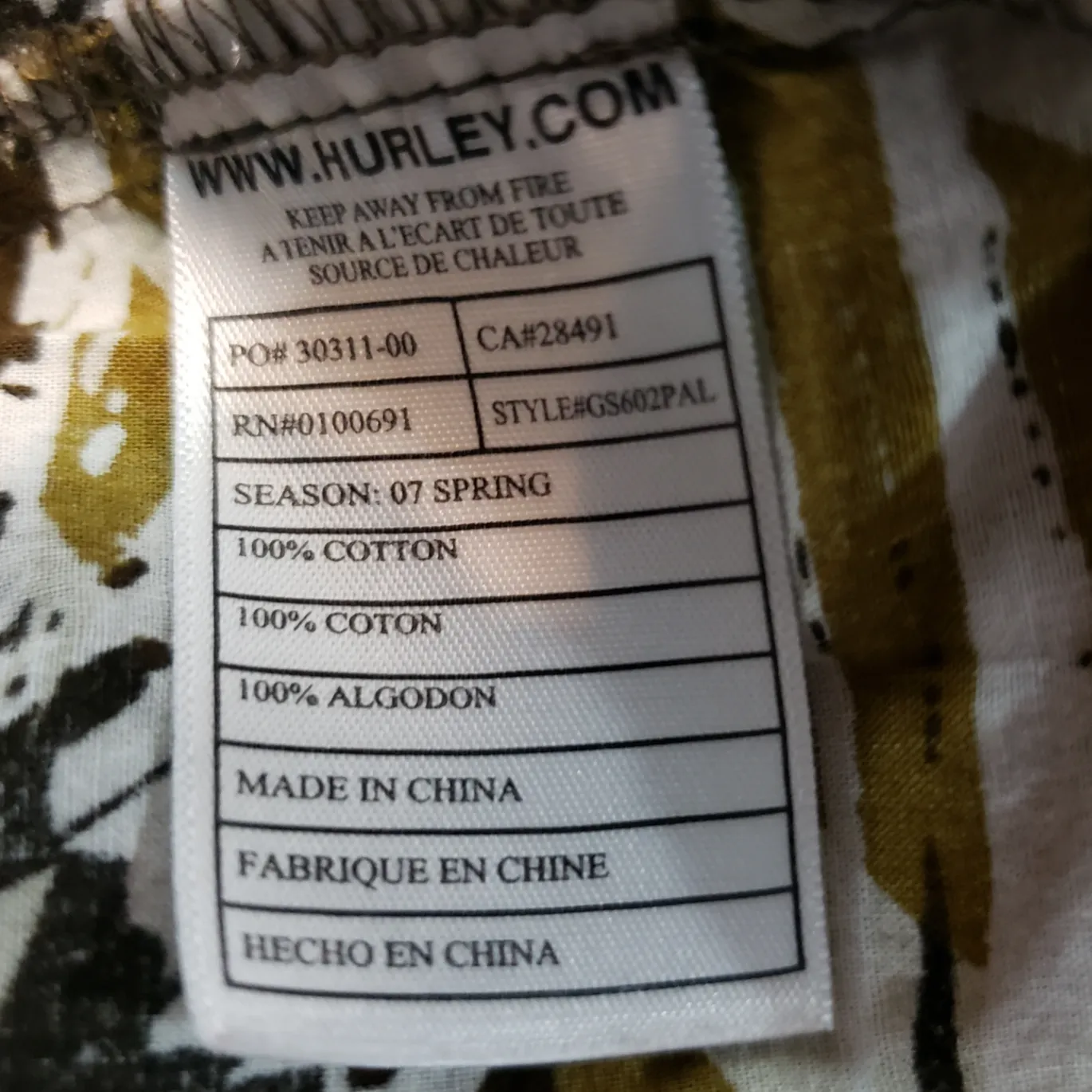 Hurley  Skirt Size 3 Pleated Circle Skirt Casual Women's A-Line Skirt Skater Skirt  - Image 6