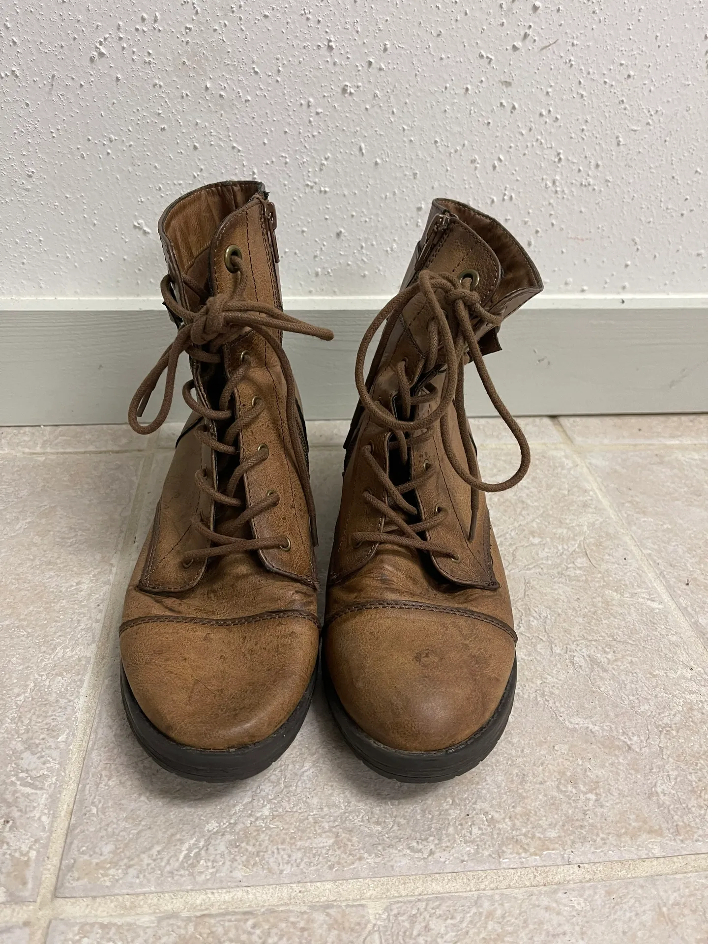 Rampage Combat Boots - Brown - Image 2