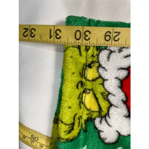 NWT Dr. Seuss Grinch "Mean One" Green‎ Fleece Lounge Pants Women's S - Image 7