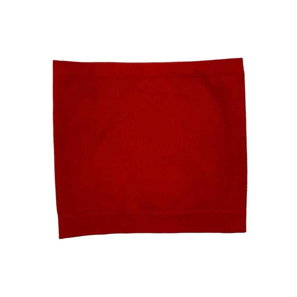 Urban Outfitters Crop Top XS S Red Strapless‎ Stretch Y2K Clubwear Sexy - Image 2